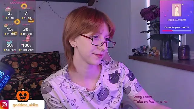 Akiko Hentai online show from November 5, 12:30 pm