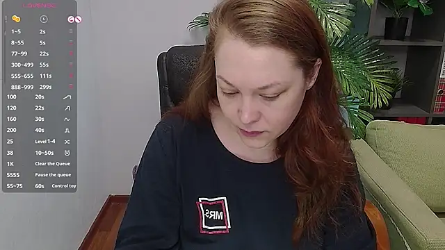 CutieGinger online show from November 9, 9:13 am