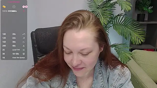 CutieGinger online show from November 7, 3:27 pm