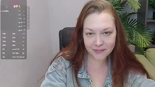Snapshot of CutieGinger chatting on October 4, 4:19 pm CutieGinger online show from October 4, 4:19 pm