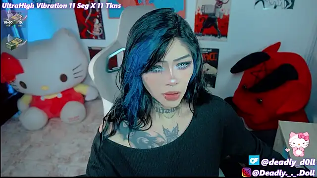 Deadly Doll online show from April 15, 8:31 pm