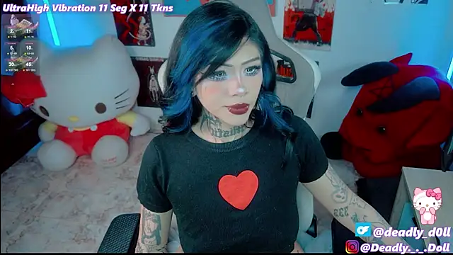 Deadly Doll online show from April 9, 9:21 pm