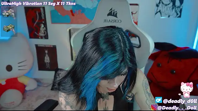 Deadly Doll online show from February 7, 8:06 pm