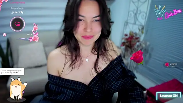 Snapshot of Lunlunera chatting on March 2, 1:50 am Lunlunera online show from March 2, 1:50 am