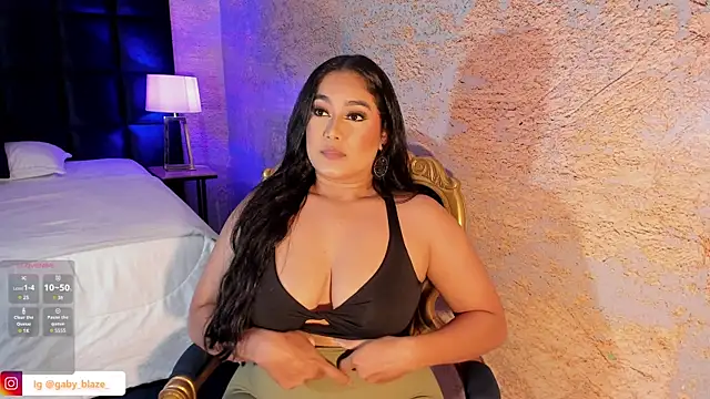 Snapshot of Gaby_Blaze chatting on March 11, 7:25 pm Gaby Blaze online show from March 11, 7:25 pm