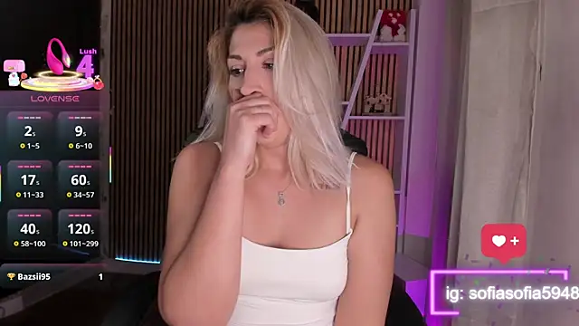 sofiah  online show from January 17, 5:05 pm