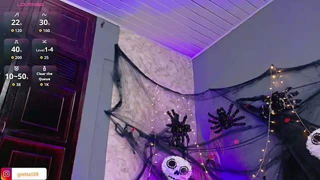  Gretta online show from October 25, 8:09 pm