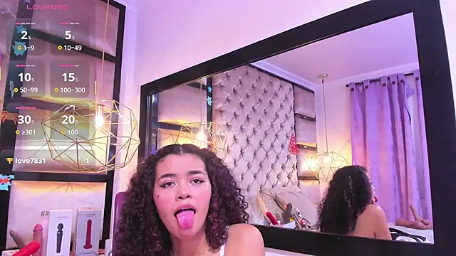 Angela lovee online show from January 10, 1:28 pm