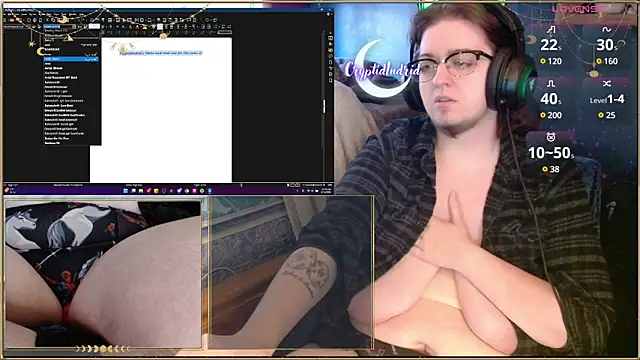CryptidIndrid online show from February 11, 8:31 pm