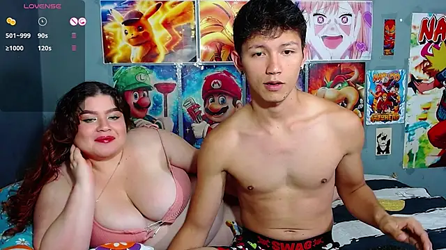 javiandkaty  online show from January 13, 2:04 am