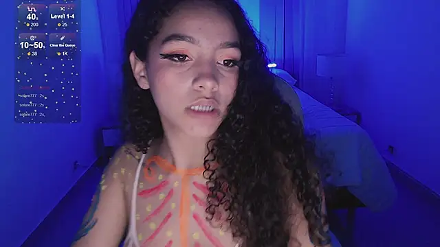 Snapshot of anahi_curlie1 chatting on March 18, 8:06 am anahi curlie1 online show from March 18, 8:06 am