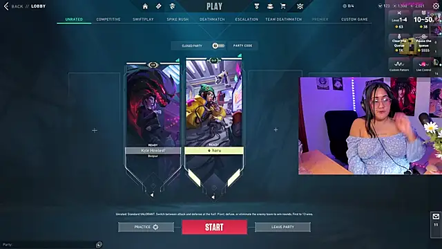 haru u2 online show from October 19, 10:23 pm