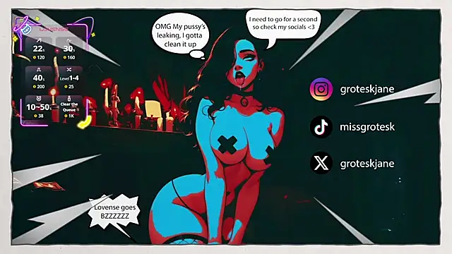 GroteskJane online show from March 25, 9:08 am