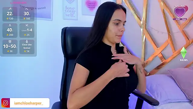 Snapshot of ChloeHarper_ chatting on October 30, 6:49 pm ChloeHarper online show from October 30, 6:49 pm