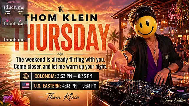 thomklein online show from June 11, 8:39 pm
