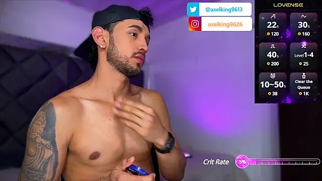 AxelKing1326 online show from March 21, 9:56 pm