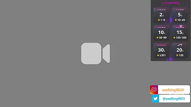 AxelKing1326 online show from April 24, 10:01 pm