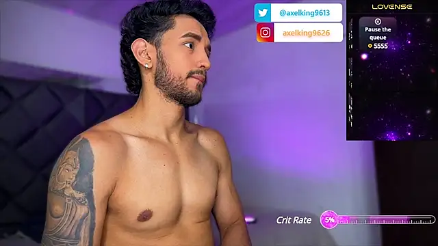 AxelKing1326 online show from March 18, 10:15 pm