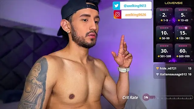 AxelKing1326 online show from March 20, 1:13 am