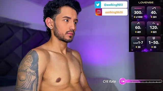 AxelKing1326 online show from March 14, 1:05 am