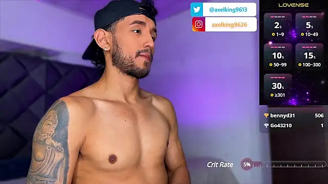 AxelKing1326 online show from March 8, 1:17 am