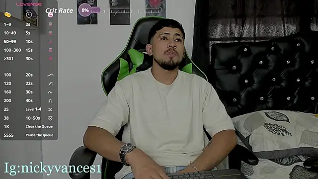 nicky vances online show from February 22, 7:26 pm