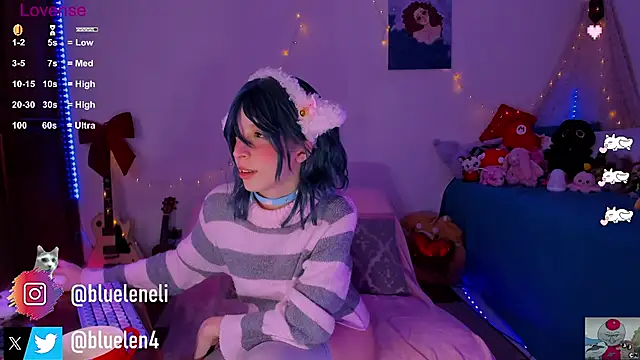 Snapshot of bluelen chatting on February 21, 3:10 pm bluelen online show from February 21, 3:10 pm