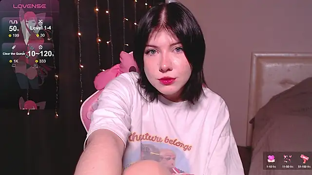 Snapshot of CutieTori chatting on March 14, 7:15 am CutieTori online show from March 14, 7:15 am