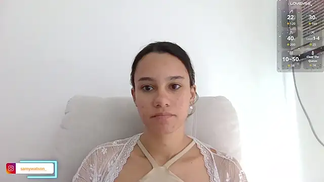 Snapshot of SamanthaWatson chatting on July 5, 12:01 pm SamanthaWatson online show from July 5, 12:01 pm