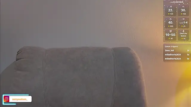 SamanthaWatson online show from March 21, 1:29 am