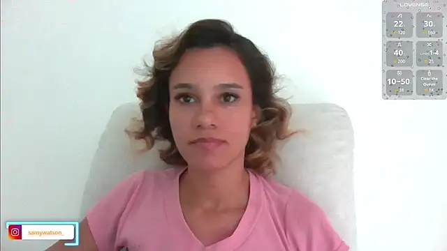 SamanthaWatson online show from April 8, 10:55 pm