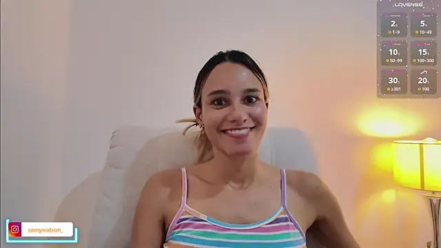 SamanthaWatson online show from March 17, 12:35 am