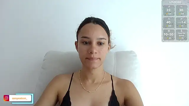 SamanthaWatson online show from June 3, 1:12 pm