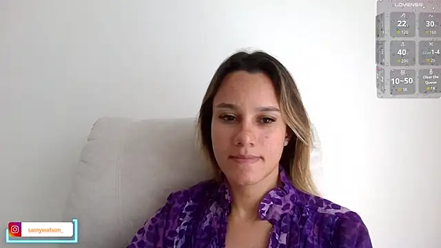 SamanthaWatson online show from April 27, 3:10 pm