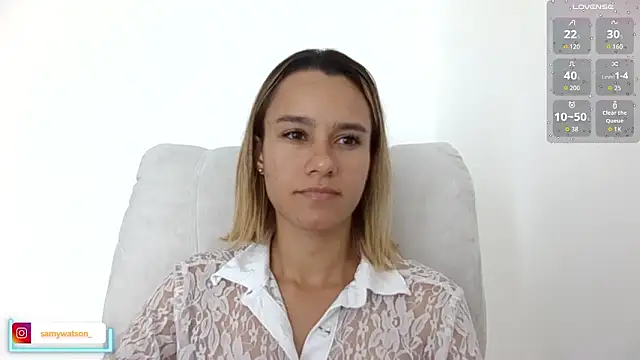 SamanthaWatson online show from February 10, 9:03 pm