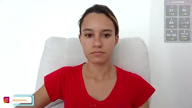 SamanthaWatson online show from February 12, 10:20 pm