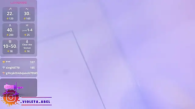 Snapshot of VioletaAbel chatting on March 9, 4:11 pm VioletaAbel online show from March 9, 4:11 pm