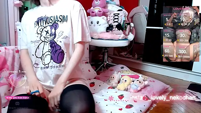 lovely nekochan online show from October 9, 12:33 am