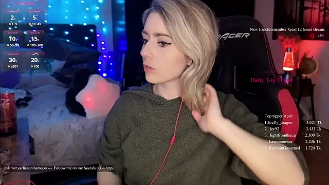 Lisaonthemoon online show from April 24, 5:26 pm