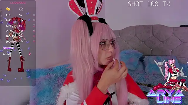 Snapshot of arysUwU chatting on November 1, 2:07 am arysUwU online show from November 1, 2:07 am