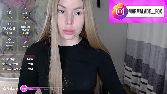 Marmalade Fox online show from April 8, 3:35 pm