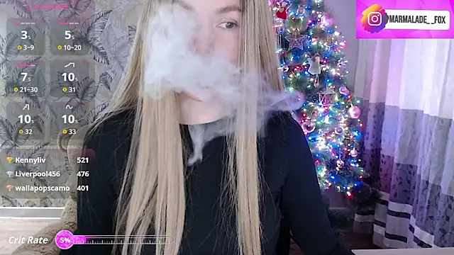 Marmalade Fox online show from December 15, 8:20 am