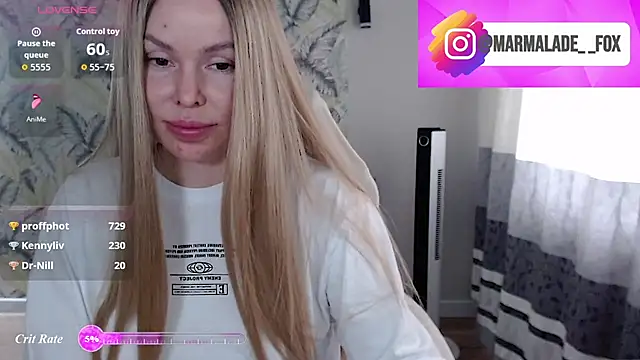 Marmalade Fox online show from July 11, 4:24 am