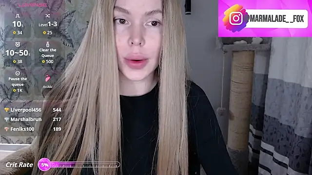 Marmalade Fox online show from March 16, 5:05 pm