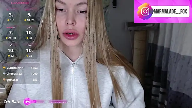 Marmalade Fox online show from March 11, 2:44 pm