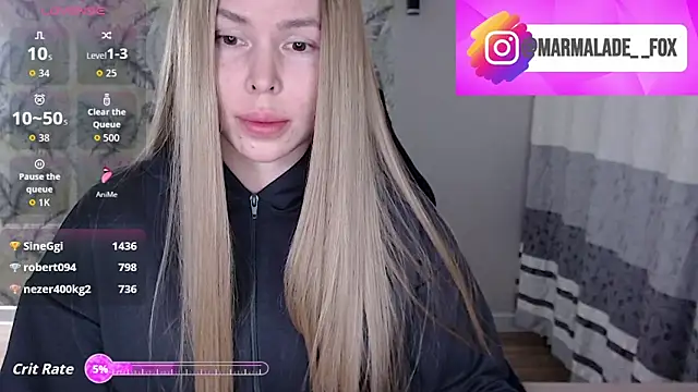 Marmalade Fox online show from April 7, 3:47 pm