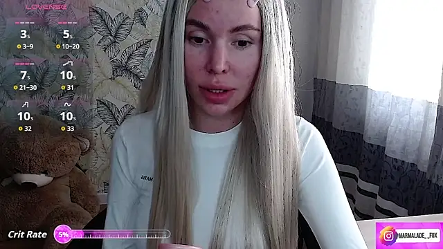 Snapshot of Marmalade_Fox chatting on October 10, 4:46 am Marmalade Fox online show from October 10, 4:46 am