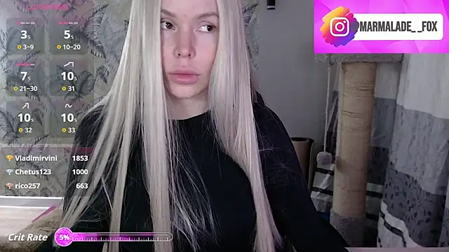 Marmalade Fox online show from March 12, 4:22 pm