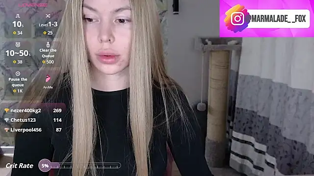 Marmalade Fox online show from March 27, 7:15 pm