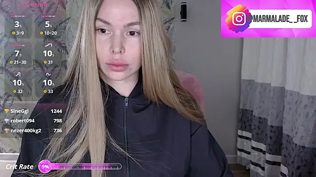 Marmalade Fox online show from April 6, 3:57 pm